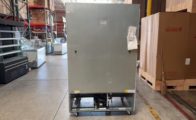 Clearance  Reach In Two Door Refrigerator SS interior 40424L0917