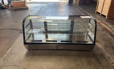 Clearance 5 ft Black Refrigerated Countertop Display 107038L0917
