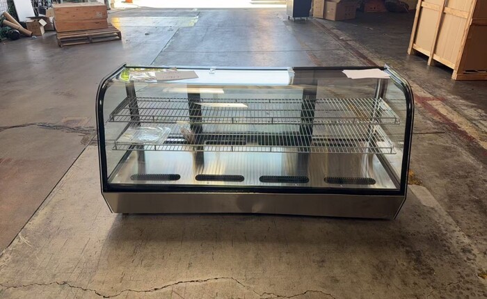 Clearance 5 ft Black Refrigerated Countertop Display 107038L0917