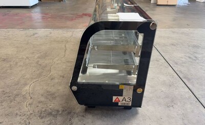 Clearance 5 ft Black Refrigerated Countertop Display 107038L0917