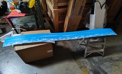 [Parts] SD1.9L3 Glass Door Freezer Light Box Panel