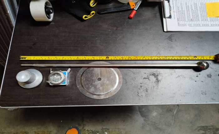[Parts] G24W1R1 Shawarma Machine Rod Plate And Bearings Set