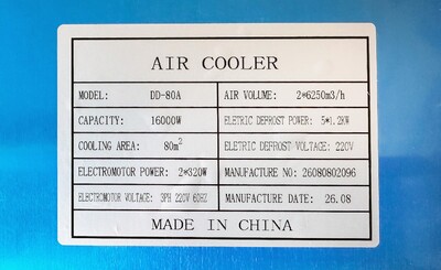 Walk-In Freezer 10 hp Condensing Cooling System HGZ-1000NEW