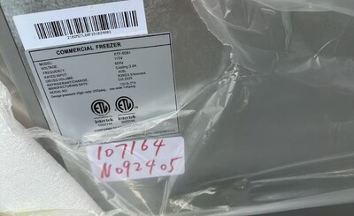 Clearance NSF Undercounter freezer 60 ins 107164N092405