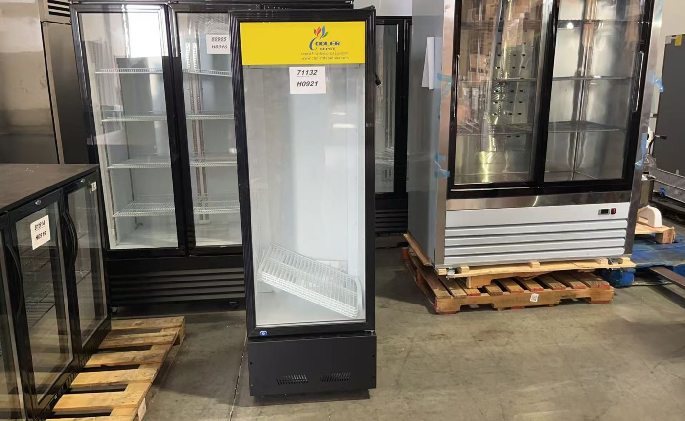 Clearance NSF 64 inch High Glass Door Refrigerator 71132H0921
