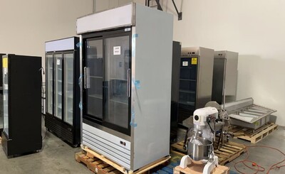 Clearance 54 inches Two Slide glass Door Refrigerator 74994H0921