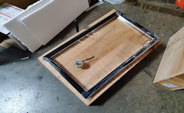 [Parts] UUB24-48g Beer Back Bar Refrigerator Left Glass Door