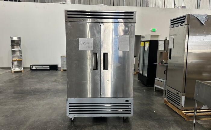 Clearance Reach In Two Door Refrigerator SS interior 83884F0925