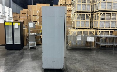 Clearance Reach In Two Door Refrigerator SS interior 83884F0925