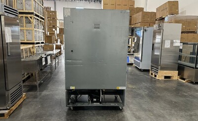Clearance Reach In Two Door Refrigerator SS interior 83884F0925