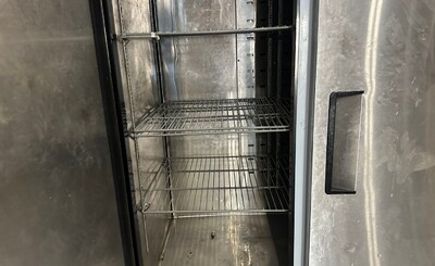 Clearance Reach In Two Door Refrigerator SS interior 83884F0925