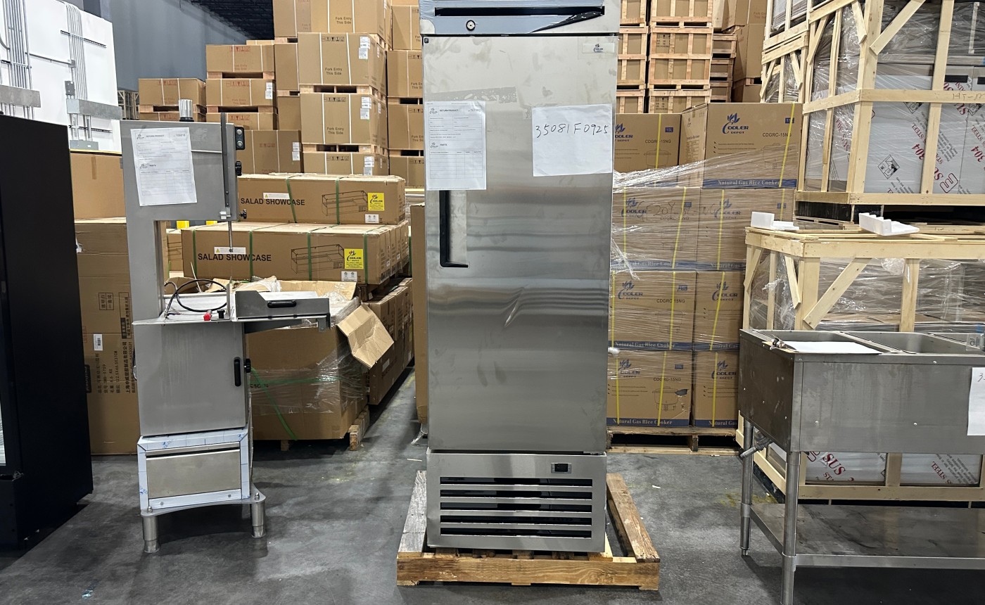 Clearance NSF Reach In One Door Freezer SS interior 35081F0925