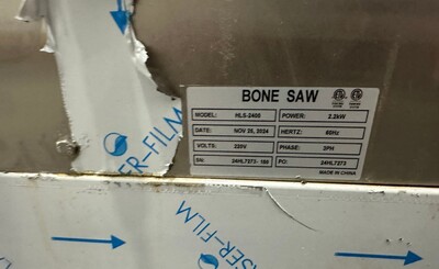 Clearance NSF Commercial Frozen Bone Meat Saw 80716F0925