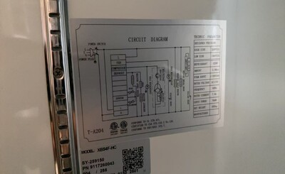 Clearance NSF Commercial Reach In 2 Door Freezer 86991L0925