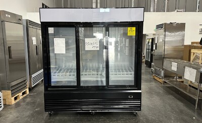 Clearance NSF 78 ins slide door Cooler Refrigerator 55143F0930