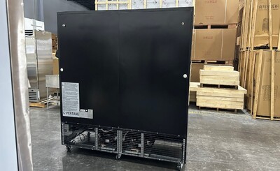 Clearance NSF 78 ins slide door Cooler Refrigerator 55143F0930