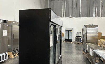 Clearance NSF 78 ins slide door Cooler Refrigerator 55143F0930