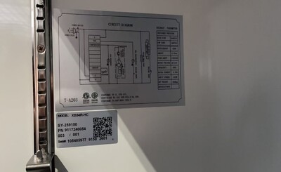 Clearance NSF ETL Commercial Two door refrigerator 13658H1002