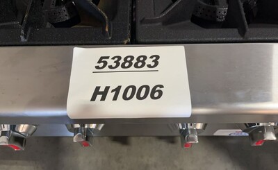 Clearance NSF 24 ins four burner hotplate 53883H1006