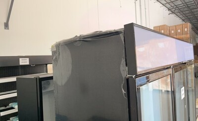 Clearance NSF 78 inches 3 Glass Door Refrigerator 65040H1008
