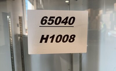 Clearance NSF 78 inches 3 Glass Door Refrigerator 65040H1008