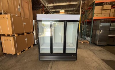 Clearance NSF 71 inches 3 Glass Door Refrigerator 84571L1008