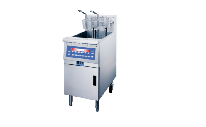 NSF 30L Full Vat Electric Fryer with Filtration System NTP14EF