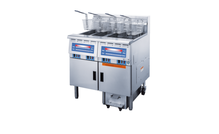 NSF 30L+15L*2 Electric Fryer With Filtration System NTP14-2RSEF