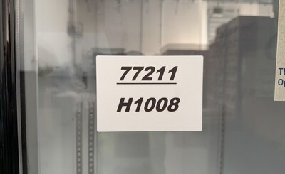 Clearance Beverage 3 Glass Door Merchandiser 74 in 77211H1008