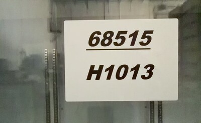 Clearance NSF 71 inches 3 Glass Door Refrigerator 68515H1013