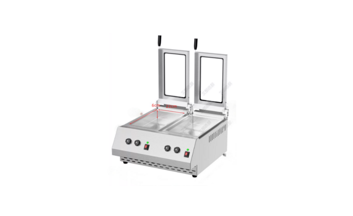 Double Pot Electric Frying Dumpling Pancake Machine AL22-2