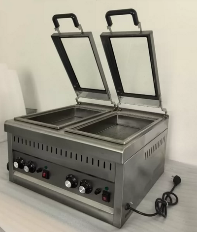 Double Pot Electric Frying Dumpling Pancake Machine DHF22-2