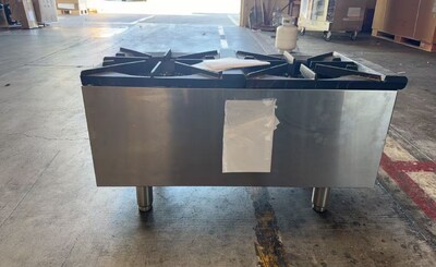 Clearance NSF 18ins double hole stock pot range 107389L1014