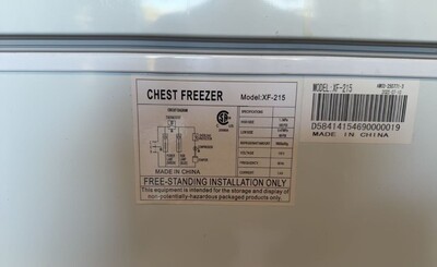 Clearance NSF 33 inches Solid Top Chest Freezer 107091L1015
