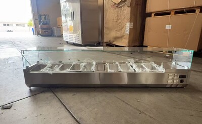 Clearance 10 Pans Salad ShowcaseSandwich Prep Table 107504L1017