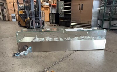 Clearance 10 Pans Salad ShowcaseSandwich Prep Table 107504L1017