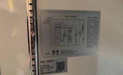 Clearance NSF ETL Commercial Two door refrigerator 99445L1022