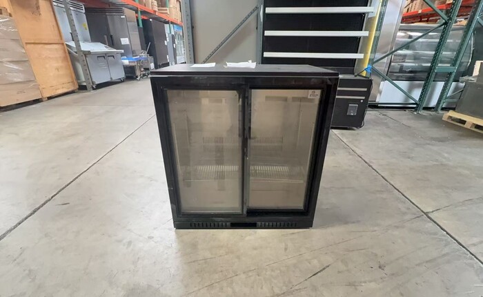 Clearance NSF Beverage back bar cooler slide door 107522L1022
