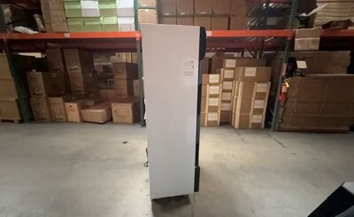 Clearance 36 in two glass door upright refrigerator 48386L1022