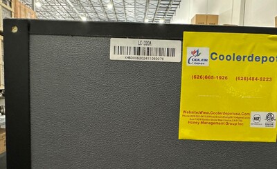 Clearance NSF 64 inch High Glass Door Refrigerator 18967F1023