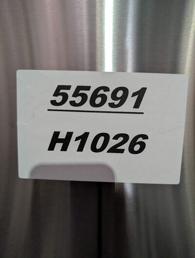 Clearance NSF Reach In Two Door Freezer SS interior 55691H1026