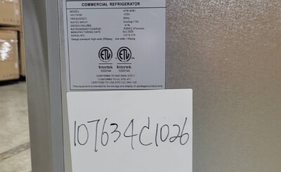 Clearance NSF Undercounter refrigerator 60 ins 107634C1026