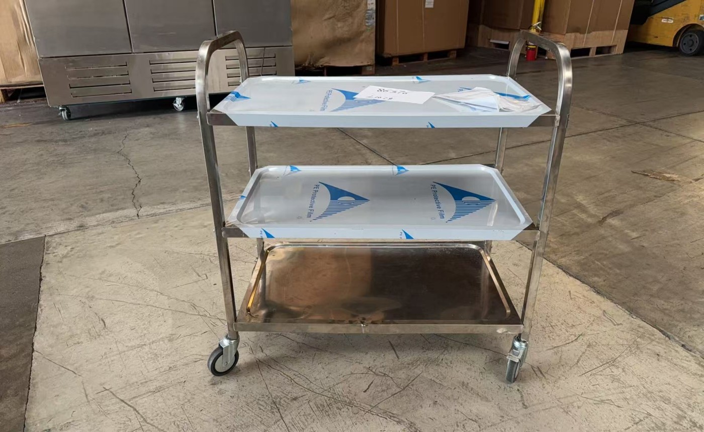 Clearance stainless steel Utility Cart Rolling Storage86376L1029