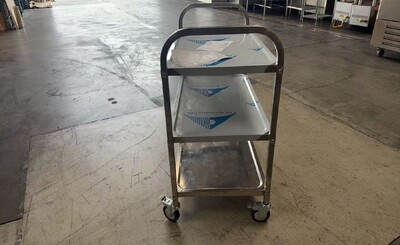 Clearance stainless steel Utility Cart Rolling Storage86376L1029