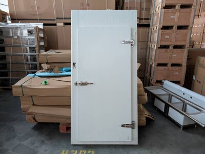 Walk In Freezer White Door With Frame NSF Aluminum1R