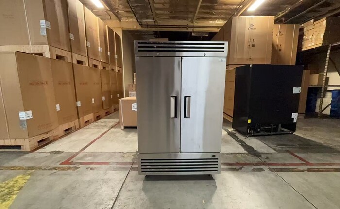Clearance NSF Reach In Two Door Freezer SS interior 58547L1030